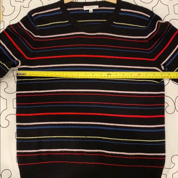 Equipment Cashmere Sweater SzL *classic stripes - Picture 6 of 8